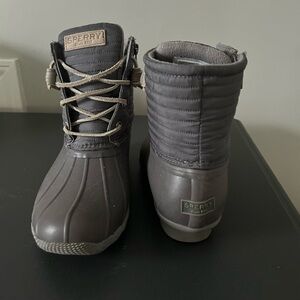 Sperry Light Gray Boots